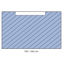 Obrázek pro produkt Samolepicí rouška třívrstvá 150 × 240 cm