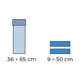 Obrázek pro produkt Ochranný návlek na končetinu 36 × 65 cm + 2 pásky 9 × 50 cm