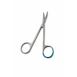 Obrázek pro produkt Nůžky preparační, zahnuté, 115 mm, 25 ks

